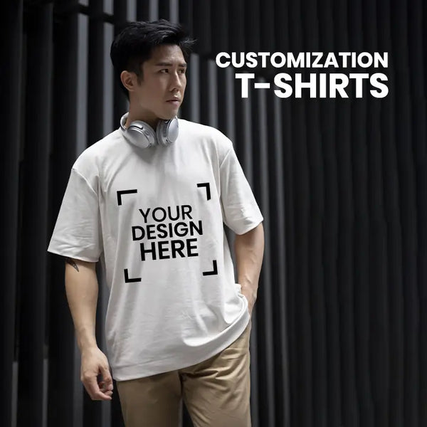 Custom Printed Oversized T - Shirt