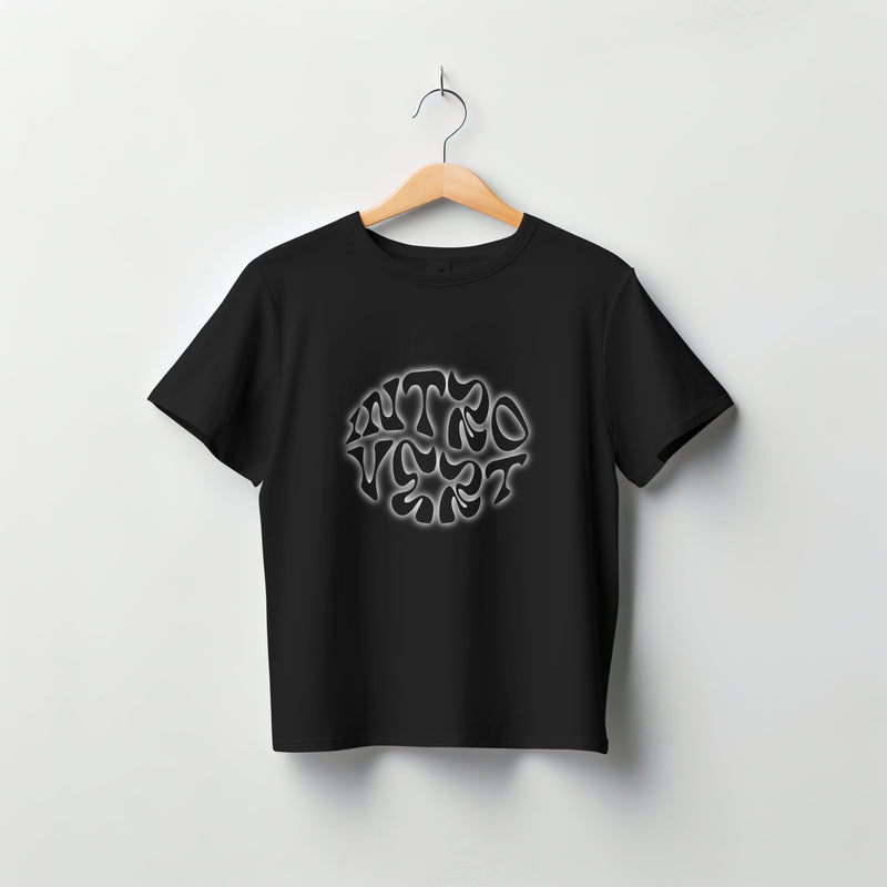 Introvert Black T - Shirt