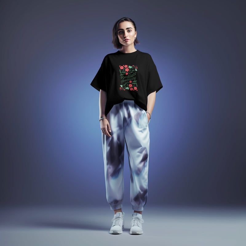 Radiate Positivity Oversized T - Shirt