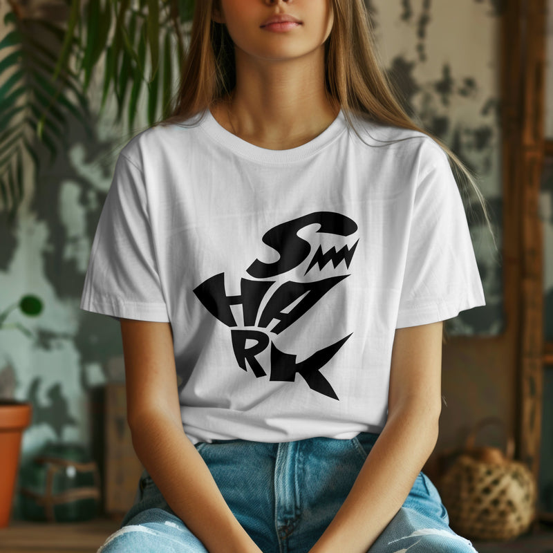 Shark Exclusive White T - Shirt