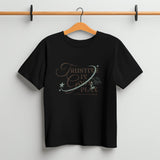 Trusting In God's Plan Oversized Black T - Shirt